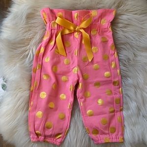 Polka Dot Baby Girl Pants